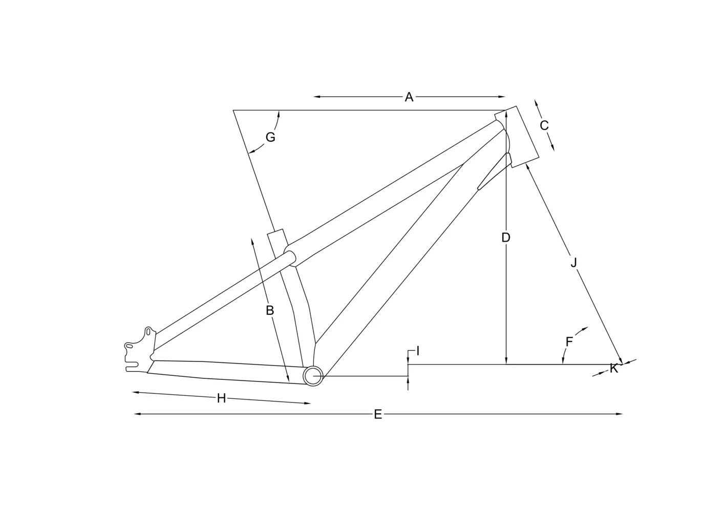 Frame Geometry Diagram